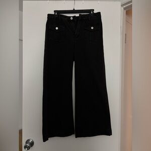 SHEIN Black Wide Leg Jeans- never worn